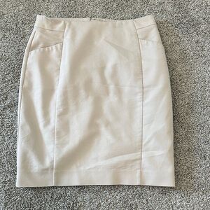H&M Cream Mini Skirt